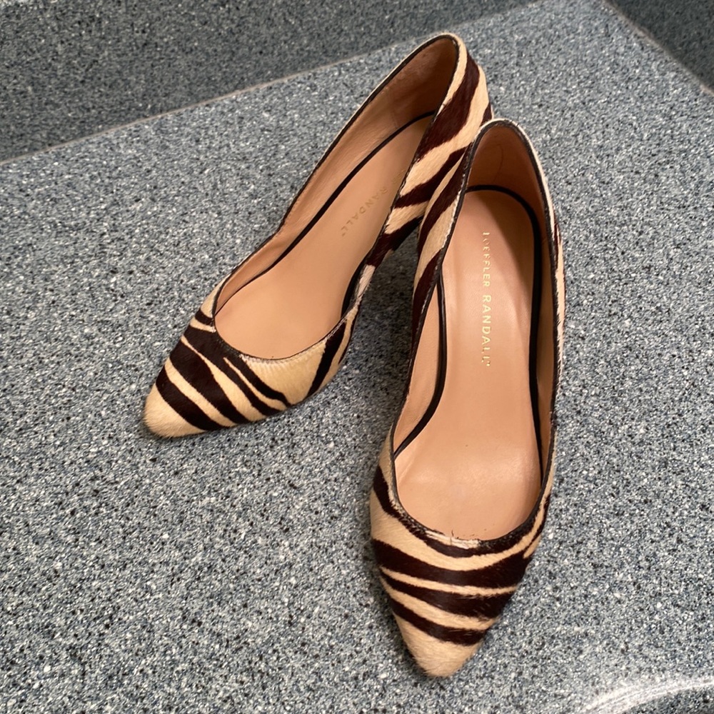 Like New & Great Condition Zebra Hair Loeffler Randall Heels